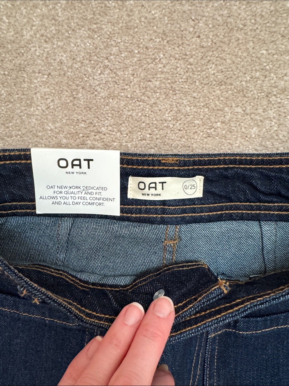 Oat New York Wide Leg Women’s Jeans - Picture 3 of 6